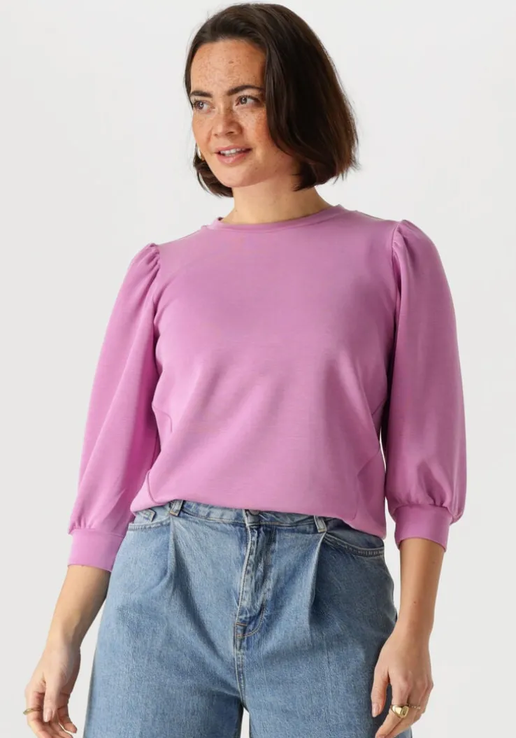 roze selected femme top slftenny 3/4 sweat top