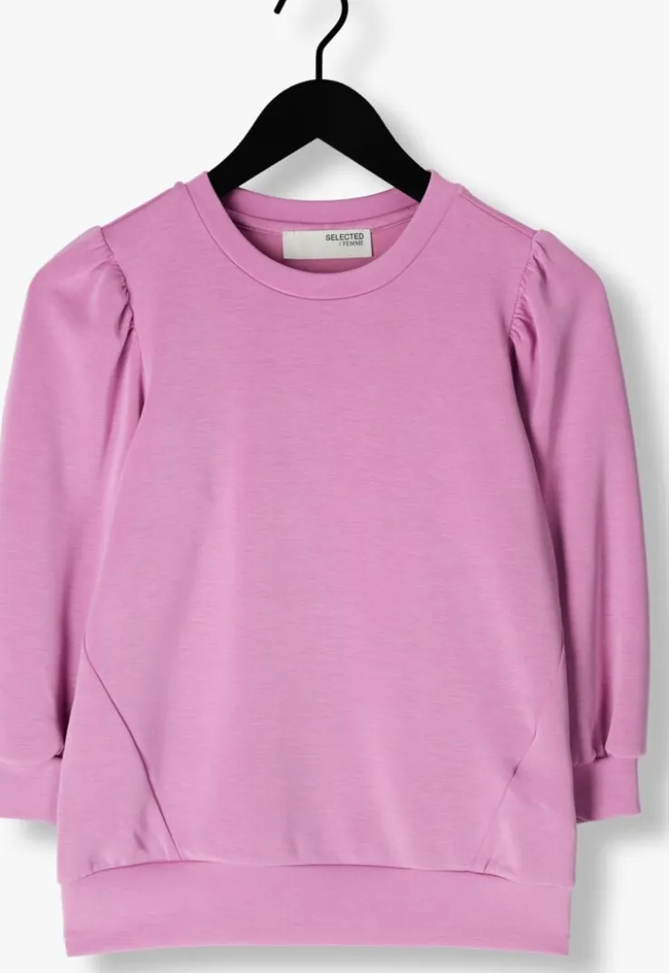 roze selected femme top slftenny 3/4 sweat top