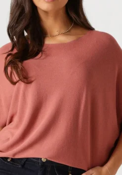 roze summum top oversized knitted top viscose blend knit