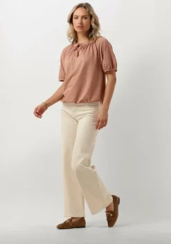 SUMMUM top top short sleeve fluid lurex jersey>DAMES Tops & T-Shirts