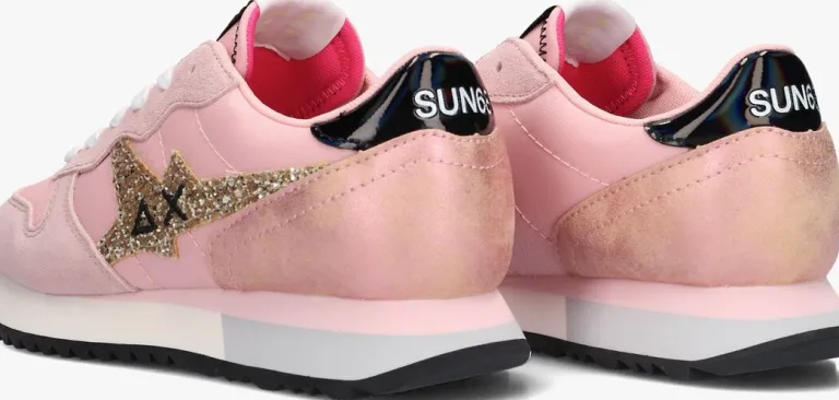 SUN68 lage sneakers stargirl glitter logo>DAMES Sneakers