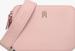 TOMMY HILFIGER schoudertas th logotape camera bag>DAMES Schoudertassen