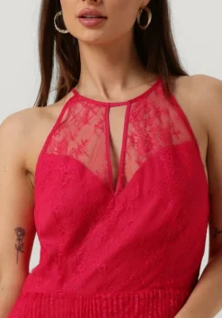 roze twinset milano maxi jurk 241tp2351