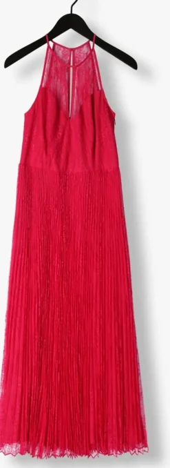 roze twinset milano maxi jurk 241tp2351