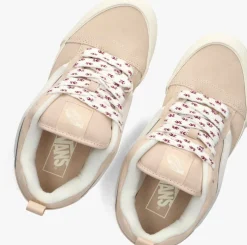 roze vans lage sneakers knu skool