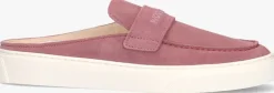 roze woolrich instappers sabot loafer