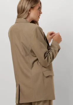 taupe aaiko blazer amanda twill vis 350