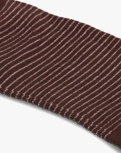 taupe becksondergaard sokken dover stripe sock