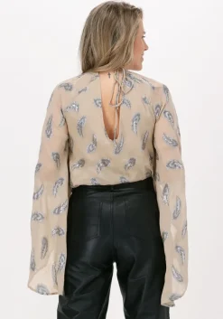 taupe bruuns bazaar blouses diantha willa blouse