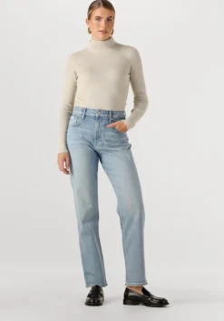 CALVIN KLEIN coltrui woven label roll neck>DAMES Truien & Vesten