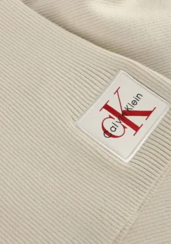 CALVIN KLEIN coltrui woven label roll neck><noscript><img width=