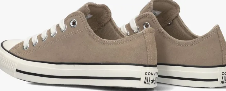 taupe converse lage sneakers chuck taylor all star ox vintage