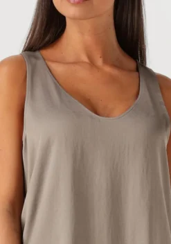 taupe drykorn top aminah