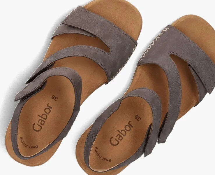 taupe gabor sandalen 734.1