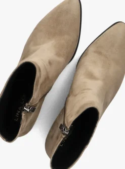 taupe lina locchi enkellaarsjes at 156