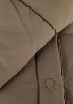 taupe notre-v gewatteerde jas nv-edna