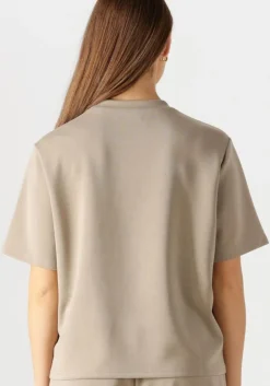 taupe notre-v t-shirt nv-fleta