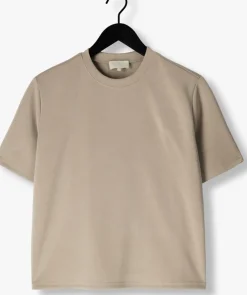 taupe notre-v t-shirt nv-fleta