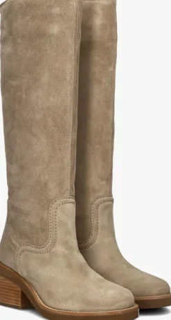 taupe nubikk hoge laarzen cassy boot