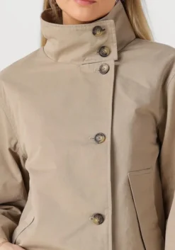 taupe object trenchcoats objgro re short jacket