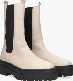 taupe red-rag chelsea boots 74434