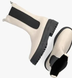 taupe red-rag chelsea boots 74434