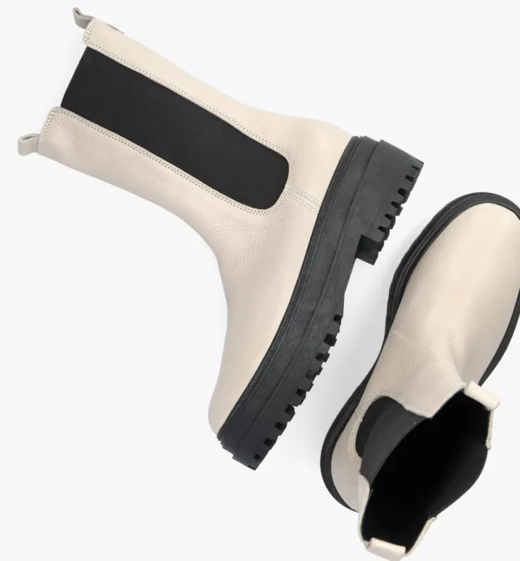 taupe red-rag chelsea boots 74434