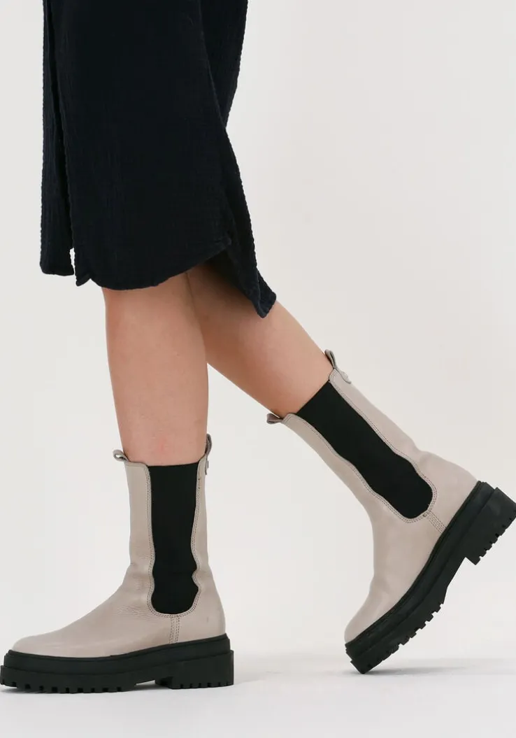 taupe red-rag chelsea boots 74434