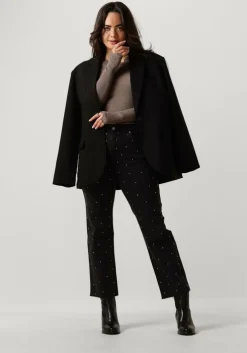 taupe rosemunde top babette silk t-shirt lace