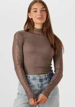 taupe rosemunde top beatha ls regular lace