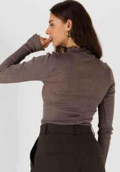 taupe rosemunde tops & t-shirts boston turtleneck w/ lurex