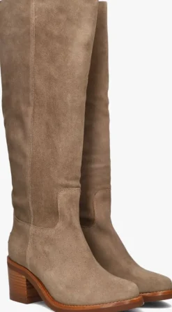taupe shabbies hoge laarzen puk tuba