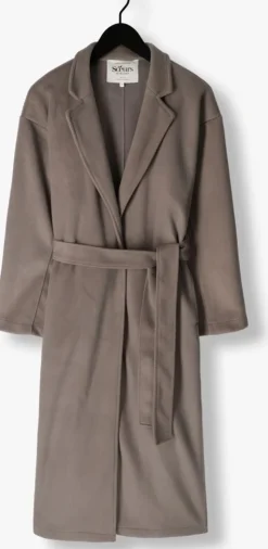 taupe soeurs de provence jack fleur jacket