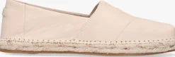TOMS espadrilles macadamia leather wm esp>DAMES Espadrilles