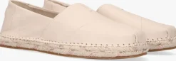 TOMS espadrilles macadamia leather wm esp>DAMES Espadrilles