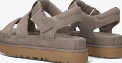 UGG platte sandalen w goldenstar strap><noscript><img width=