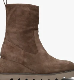 taupe unisa enkellaarsjes leticia