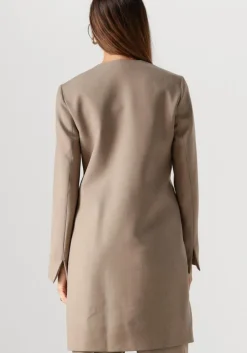 taupe vanilia blazer long viscose