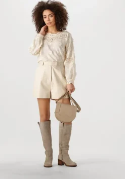 taupe via vai hoge laarzen flo helen