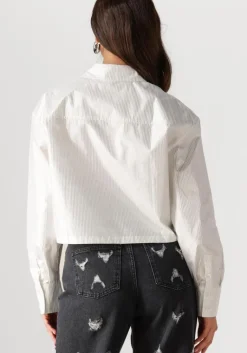 ALIX THE LABEL te blouses ladies woven pintstipe blouse><noscript><img width=