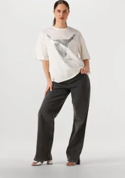 ALIX THE LABEL te t-shirt ladies knitted silver bull t-shirt>DAMES Tops & T-Shirts