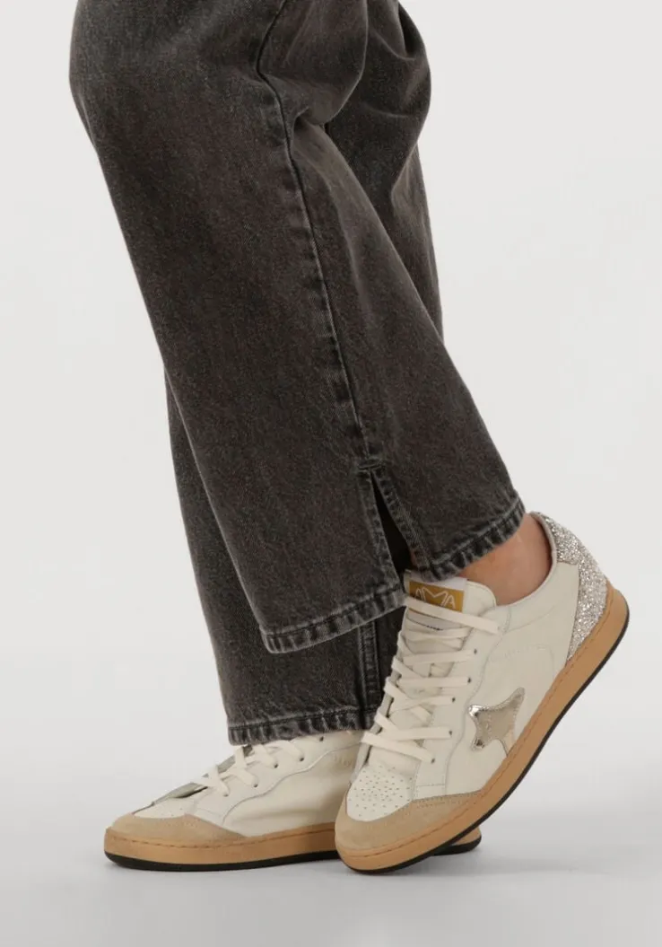 witte ama brand deluxe lage sneakers sun