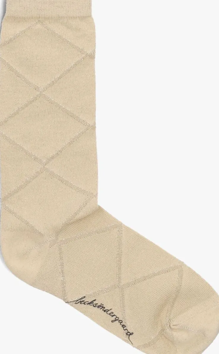 witte becksondergaard sokken diamond glitter sock