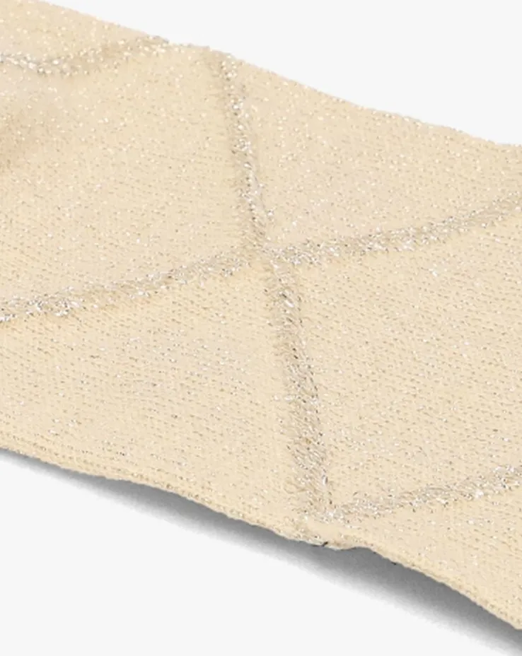 witte becksondergaard sokken diamond glitter sock