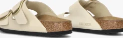witte birkenstock slippers arizona big buckle dames