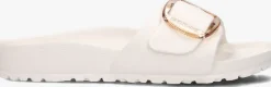 witte birkenstock slippers madrid big buckle eva