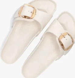 witte birkenstock slippers madrid big buckle eva