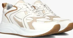 witte blasz lage sneakers charu-11