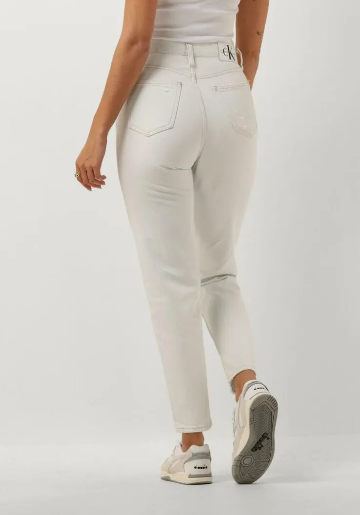 witte calvin klein mom jeans mom jean