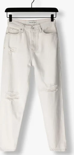 witte calvin klein mom jeans mom jean